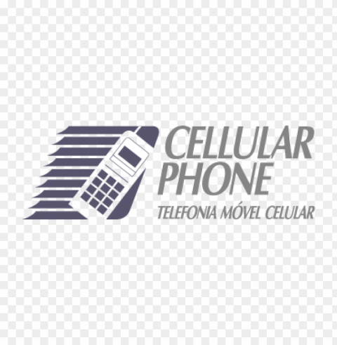cellular phone vector logo Isolated Illustration on Transparent PNG