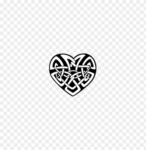 celtic heart tattoo Transparent Background Isolated PNG Illustration PNG transparent with Clear Background ID 050bdaa7