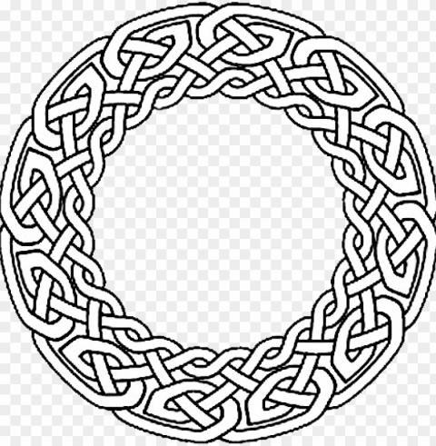 celtic knot circle - celtic circle desi PNG Image with Clear Background Isolated