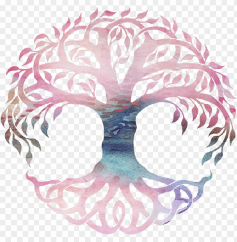 celtic tree decal - draw a tree of life PNG with transparent bg