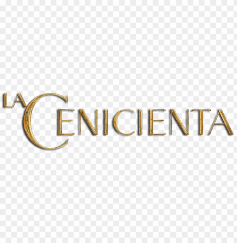 cenicienta logo Isolated Illustration with Clear Background PNG