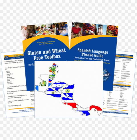 central america gluten travel bundle Clear PNG graphics free