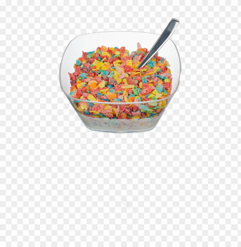 Cereal Fruity Pebbles PNG Cutout