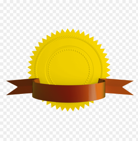 certificate gold seal PNG for digital art