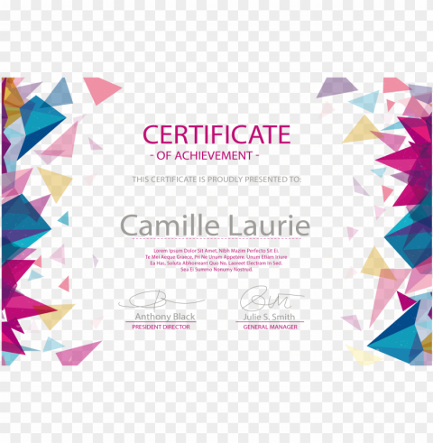 certificate photo - vector certificate border Clear Background PNG Isolated Graphic Design