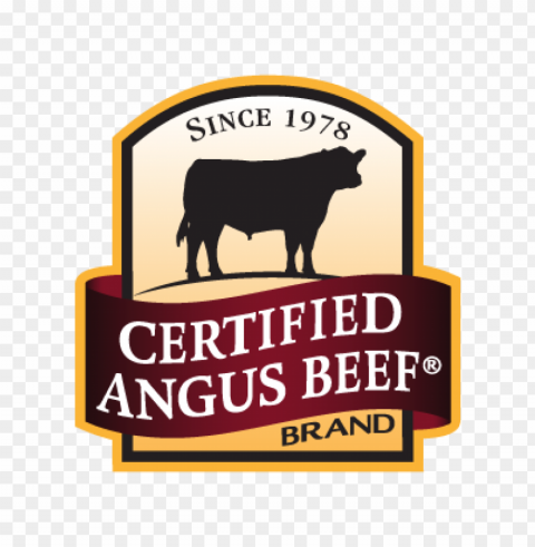 certified angus beef logo vector free PNG Image with Transparent Isolation