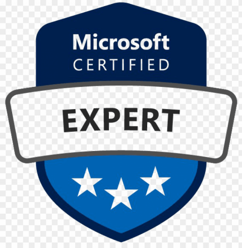 certified image - microsoft certified azure solutions architect expert Isolated Item in Transparent PNG Format