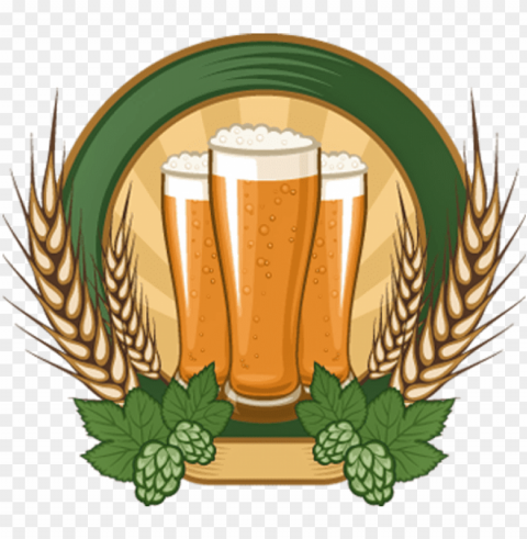 Cerveja Em - Blank Beer Logo Template ClearCut Background Isolated PNG Design