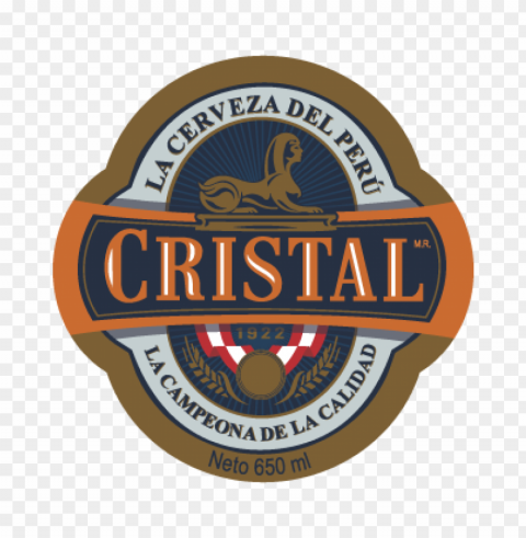 cerveza cristal logo vector download free PNG images for graphic design
