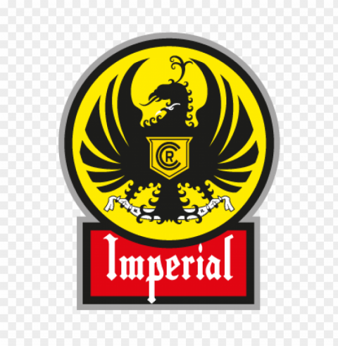 cerveza imperial eps vector logo Isolated Subject on Clear Background PNG