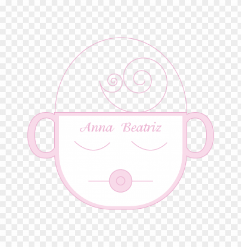 cha de bebe vector logo PNG format