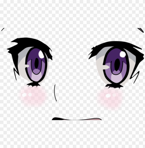 chaika face mwee know your meme hot trending now - anime eyes nose and mouth Transparent PNG Isolated Element
