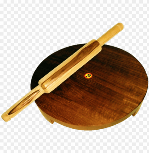 chakla belan wooden rolling board and rolling pin - percussio Transparent PNG Isolated Graphic Design