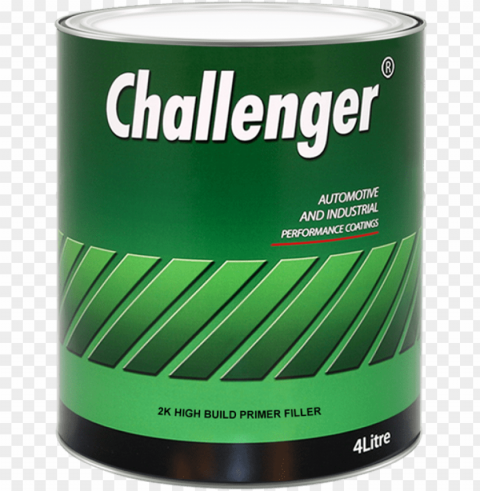 challenger 2k high build primer filler 4l - primer challenger Isolated Subject on HighResolution Transparent PNG