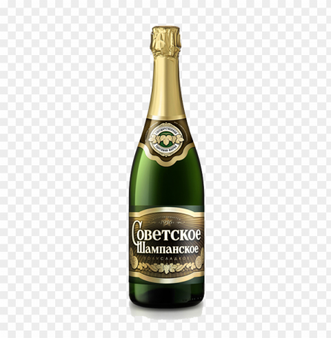 champagne food Isolated Character in Clear Background PNG