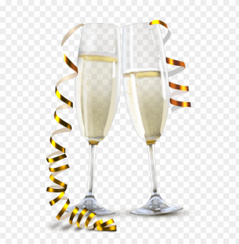 Champagne Glasses PNG Clipart With Transparency