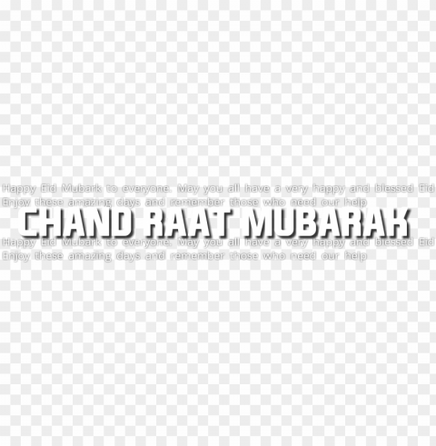 Chand Raat Pngs - Calligraphy Isolated Item On Transparent PNG