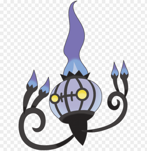 Chandelure By Draken Leader-d5eyh8i - Chandelure Pokemon In Transparent Background PNG Images With No Fees