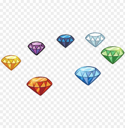 chaos emeralds archie sonic comics - chaos emeralds Transparent PNG Isolated Object Design
