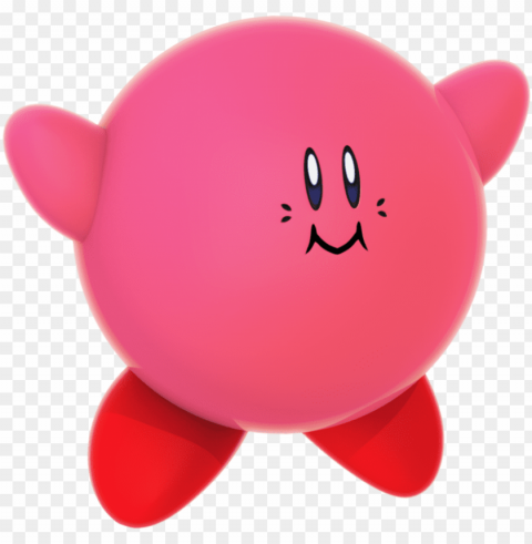characters - kirby 64 kirby Isolated Graphic on Clear Transparent PNG