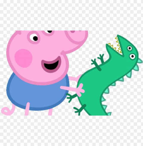 characters peppa pig photos - george pig invitations template PNG with no registration needed PNG transparent with Clear Background ID d15cad4f