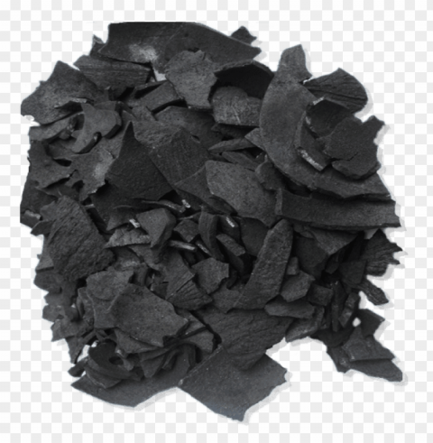 charcoal chips PNG images with transparent elements pack