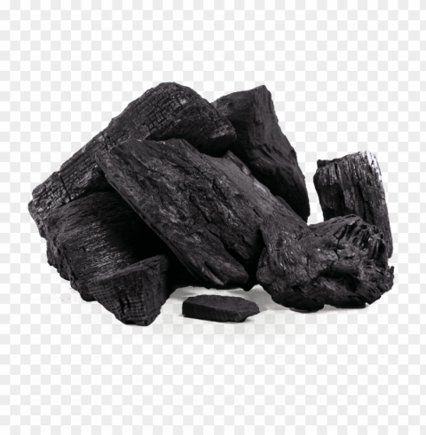 charcoal chunks PNG images with transparent layer