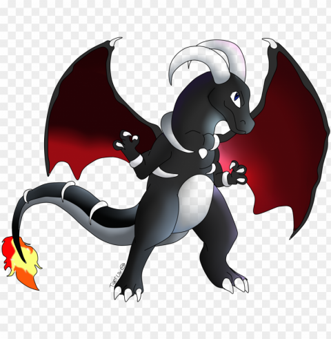 charizard houndoom poke fusio Isolated Item with Transparent PNG Background PNG transparent with Clear Background ID b040add1
