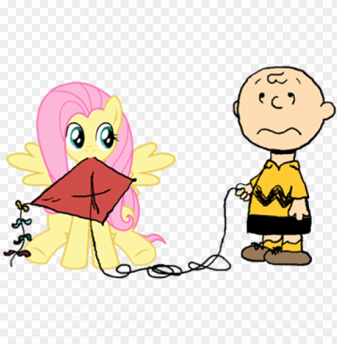 charlie brown fluttershy tree kite - peanuts PNG clear images