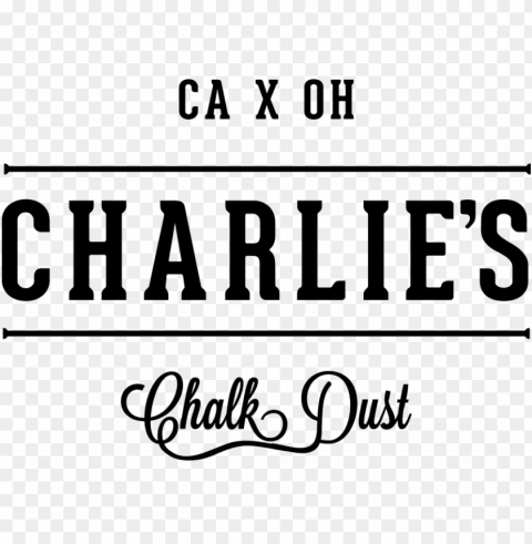 charlie's chalk dust logo PNG for social media PNG transparent with Clear Background ID 37900c5b