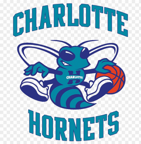 charlotte hornets file - charlotte hornets logo 90's PNG with no registration needed