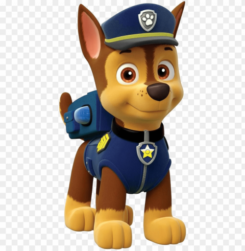 chase paw patrol Isolated Graphic Element in Transparent PNG