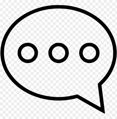 Chat Bubble Conversation Talk Speak Message Comments - Ico PNG With Clear Isolation On Transparent Background