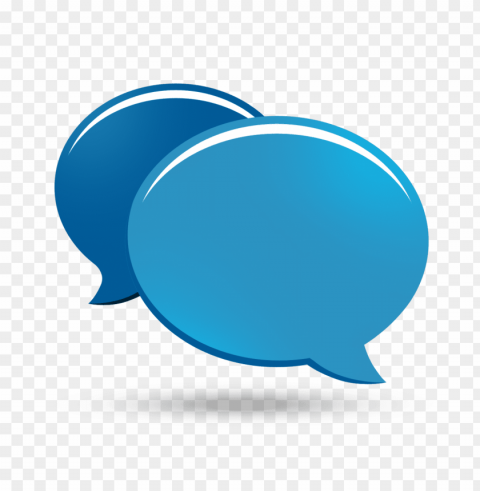 chat duo bubbles PNG Graphic Isolated with Clarity
