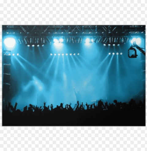 cheering crowd at concert musicians on the stage poster - epic stage journal book PNG Image Isolated with HighQuality Clarity