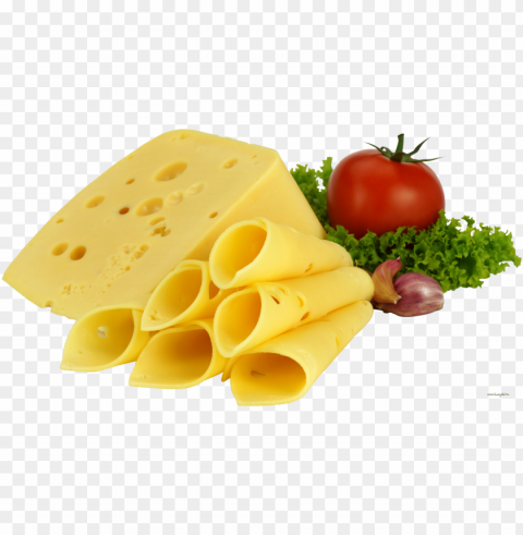 Cheese Food Isolated Element On Transparent PNG