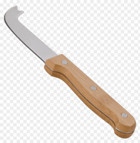 cheese knife wooden handle PNG for mobile apps