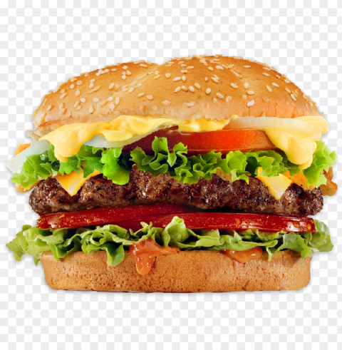 cheeseburger sandwich PNG with alpha channel for download
