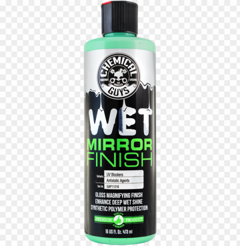 chemical guys wet mirror finish ga Transparent PNG Object Isolation