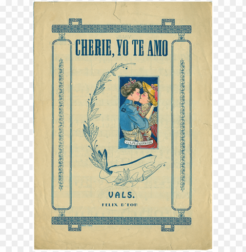 cherie yo te amo by felix d'eon - illustratio Free PNG images with clear backdrop PNG transparent with Clear Background ID dada3281