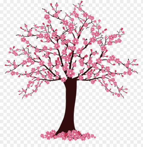cherry blossom tree clip art - Árvore de cerejeira desenho Free PNG images with alpha channel