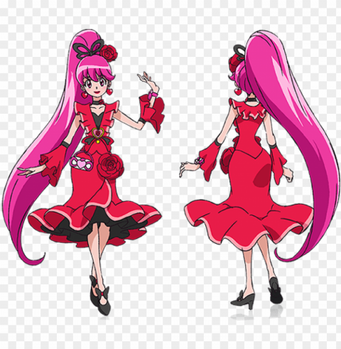cherry flamenco - happiness charge precure cure lovely cherry flamenco PNG Isolated Subject with Transparency
