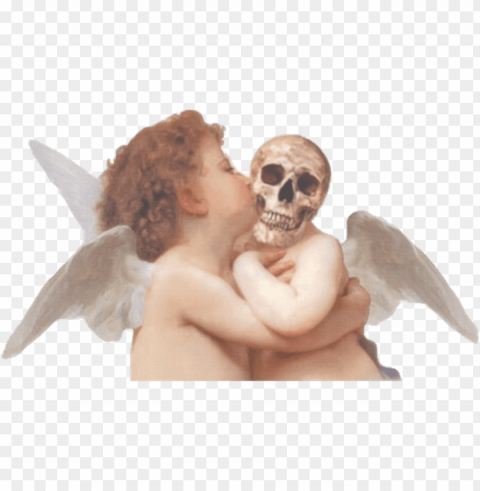 #cherub #heavenly #skull #angelic #angel #aesthetic - aesthetic angel PNG transparent graphics comprehensive assortment PNG transparent with Clear Background ID b178a3a1