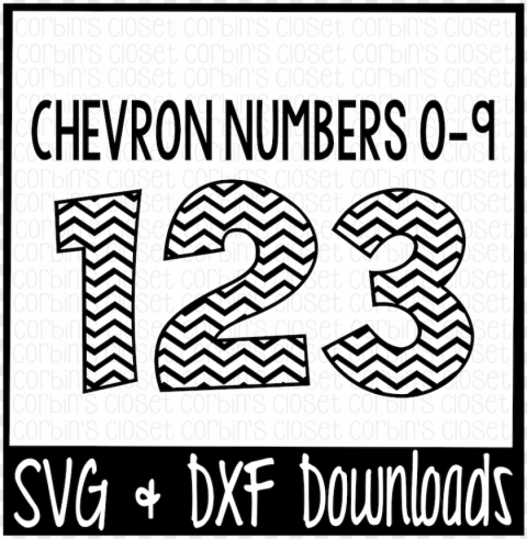 chevron numbers svg chevron pattern cut file by corbins - scalable vector graphics Clean Background PNG Isolated Art