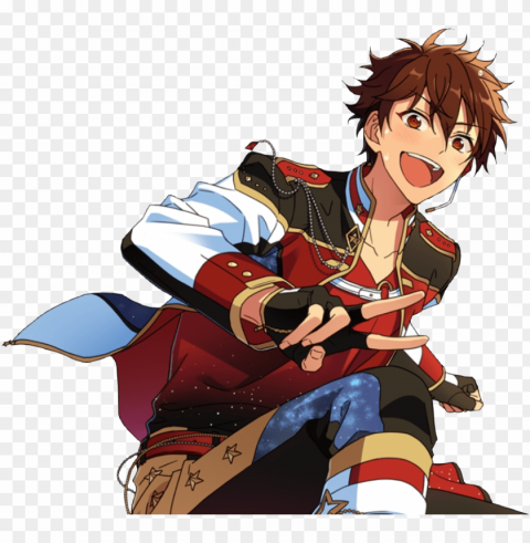 chiaki morisawa full render - cartoo PNG graphics with clear alpha channel
