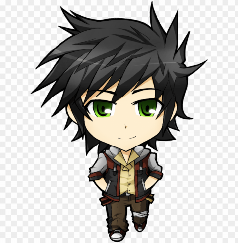 chibi anime boy - anime characters chibi boy Clean Background Isolated PNG Image