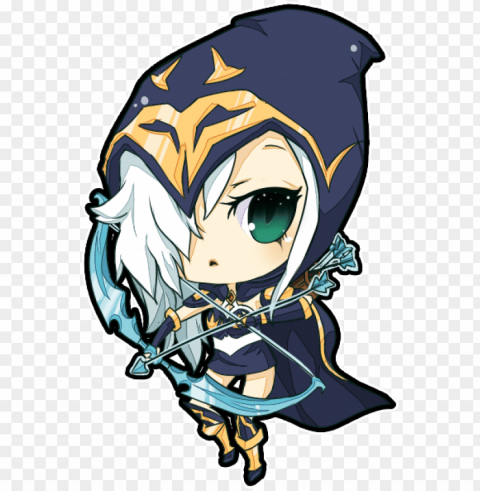 chibi ashe from league of legends - league of legends chibi ashe PNG high quality