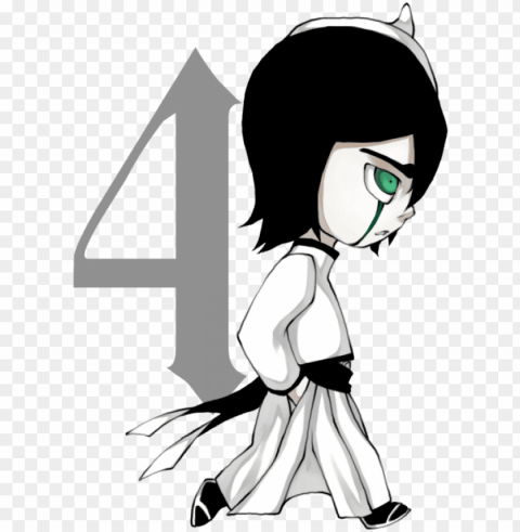 chibi bleach espada PNG Image Isolated on Clear Backdrop