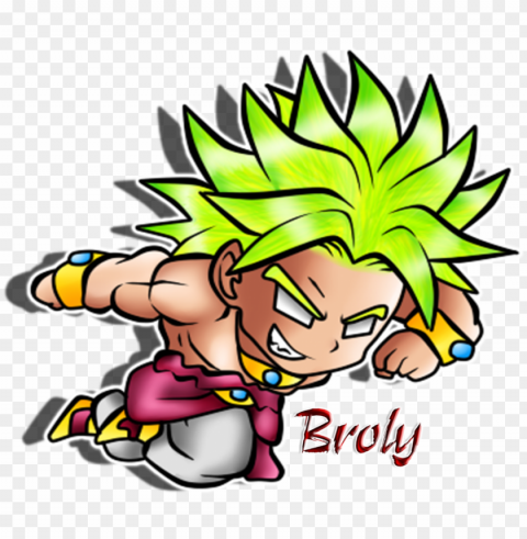 chibi broly by wladyb91 on - dragon ball z chibi broly Isolated Graphic on Clear PNG