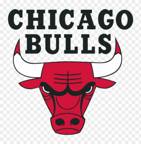 chicago bulls logo vector free PNG Graphic Isolated on Clear Backdrop